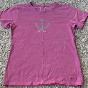 Life Is Good Purple Womens Tee